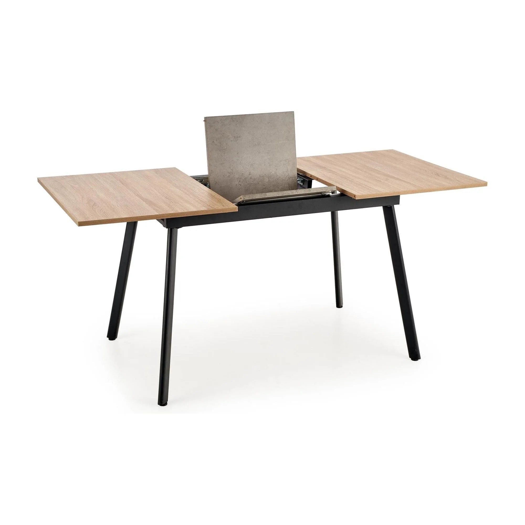 Masa extensibila HOUSTON OCN-37437, stejar sonoma/negru