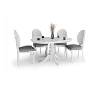 Masa extensibila HOUSTON OCN-37441, alb