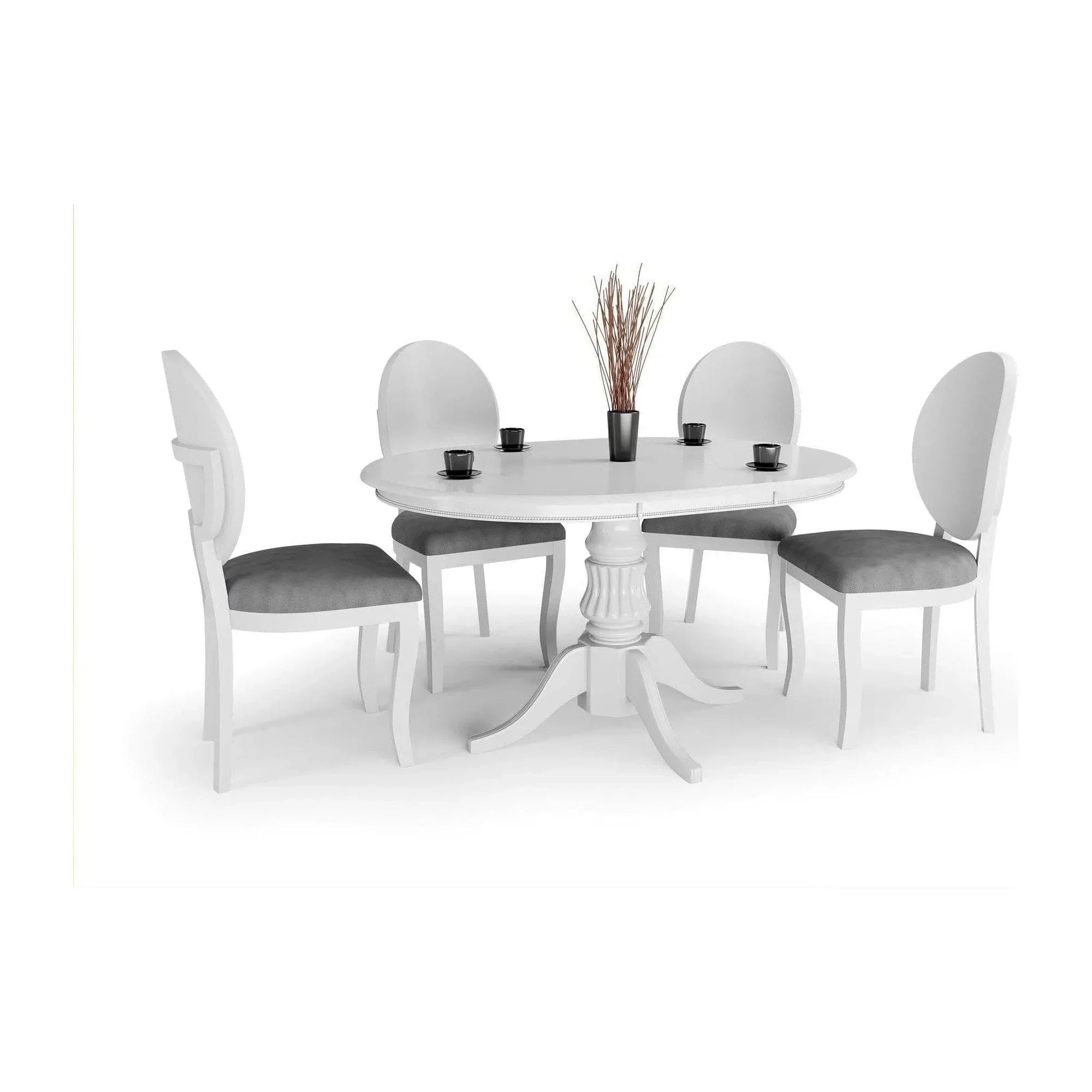 Masa extensibila HOUSTON OCN-37441, alb