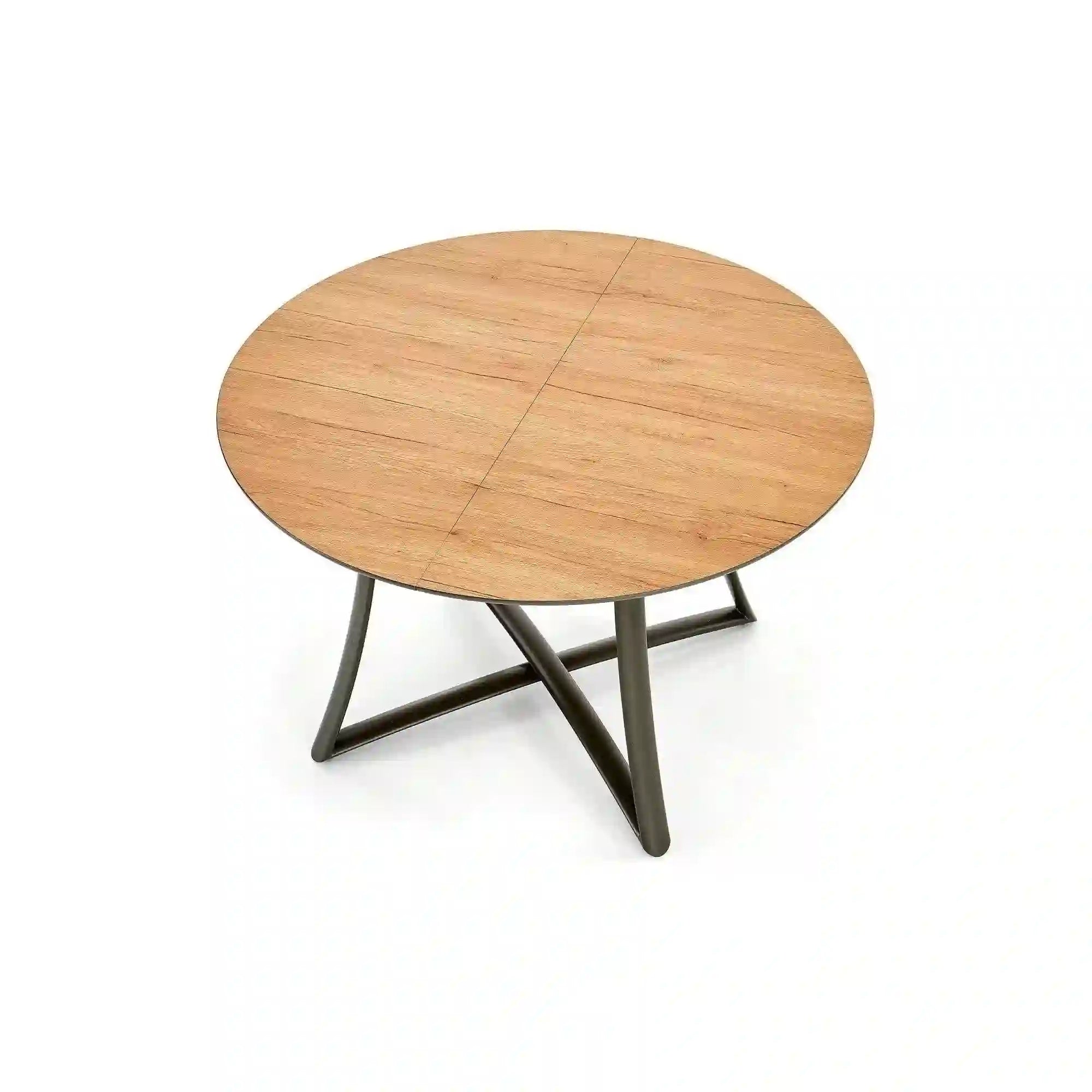 Masa extensibila HOUSTON OCN-37450, stejar/negru