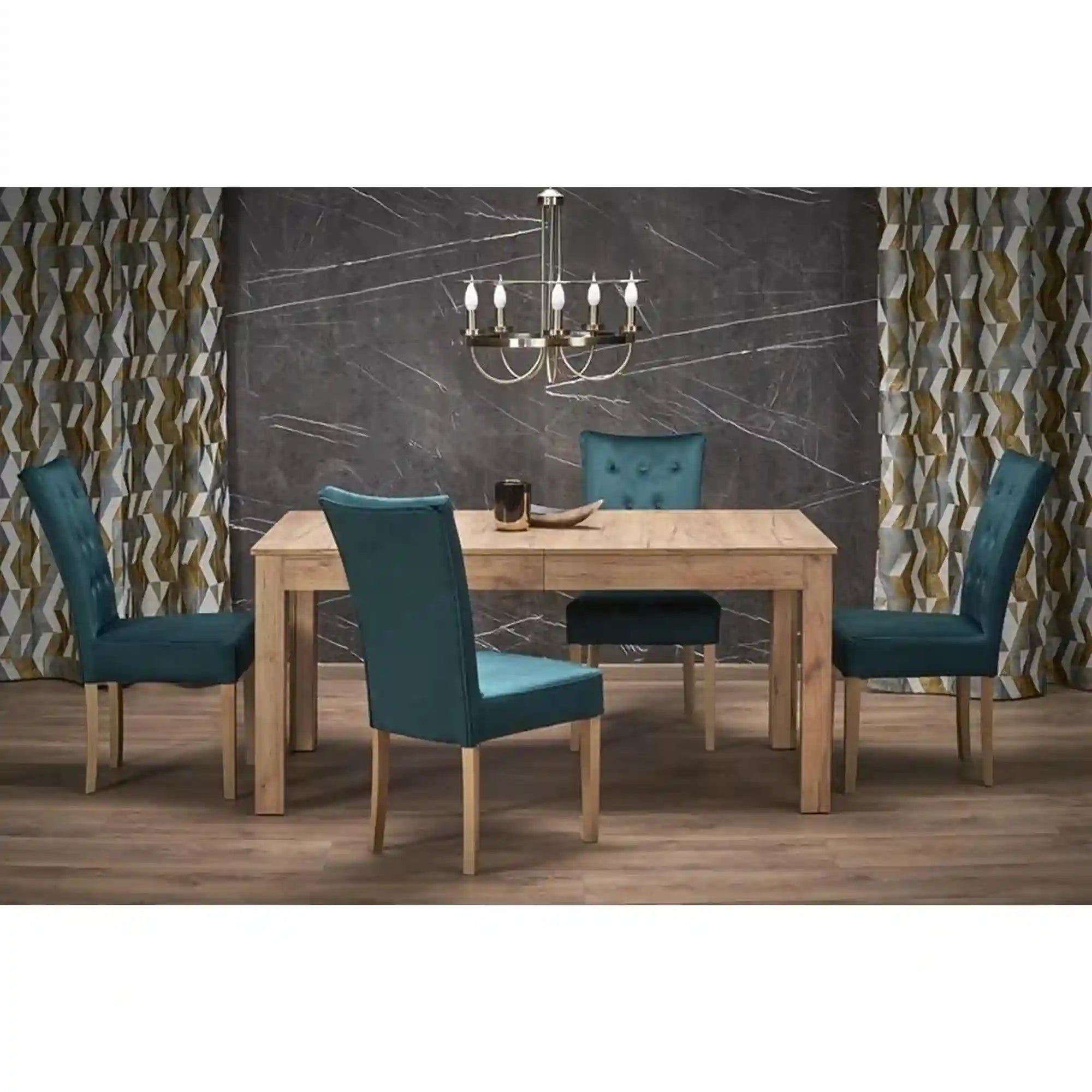 Masa extensibila HOUSTON OCN-37521, stejar