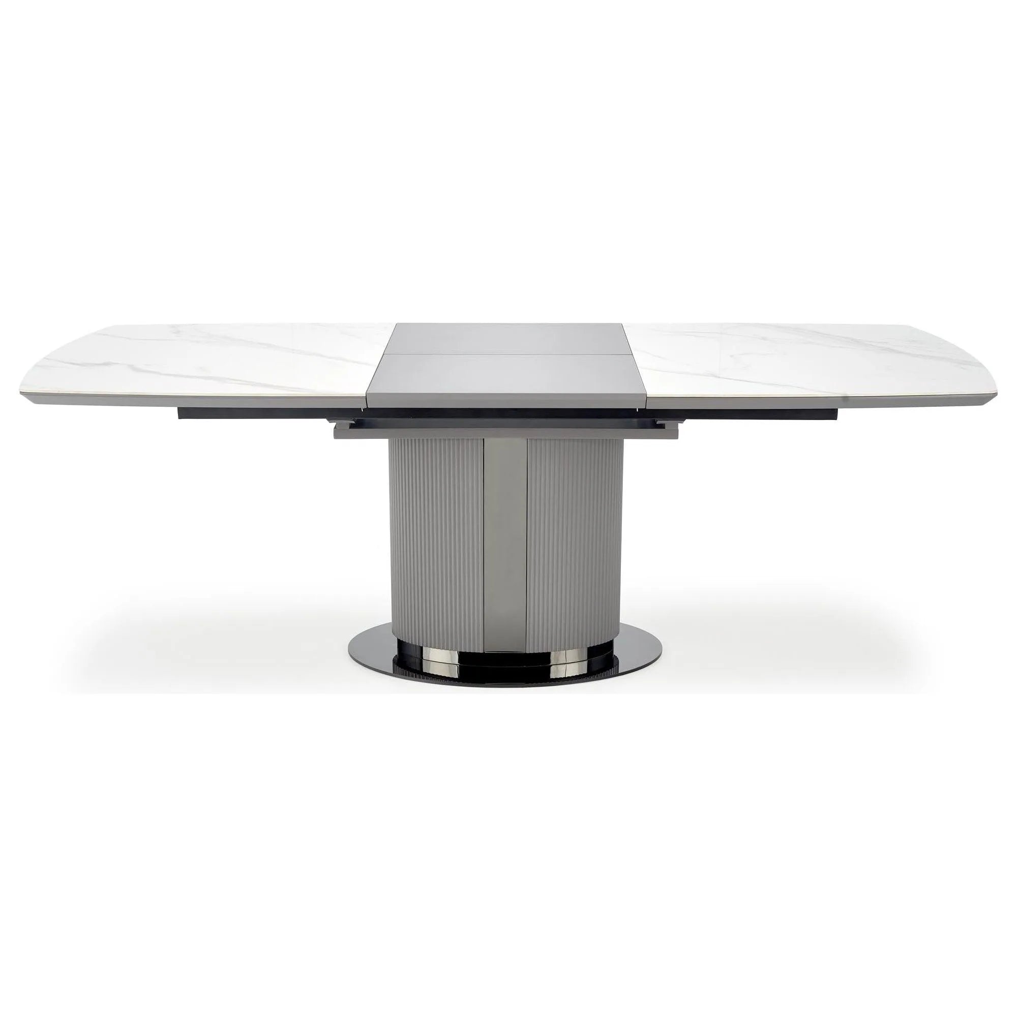 Masa extensibila HOUSTON OCN-37554, alb/gri