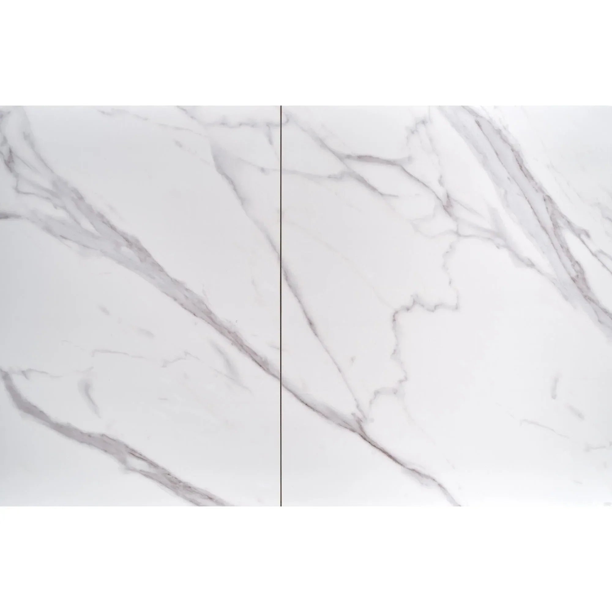 Masa extensibila HOUSTON OCN-37556, alb/negru