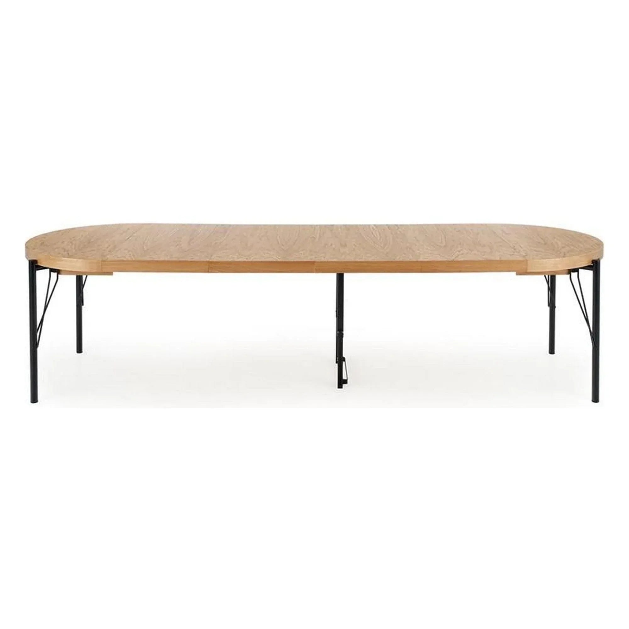 Masa extensibila HOUSTON OCN-37563, stejar/negru