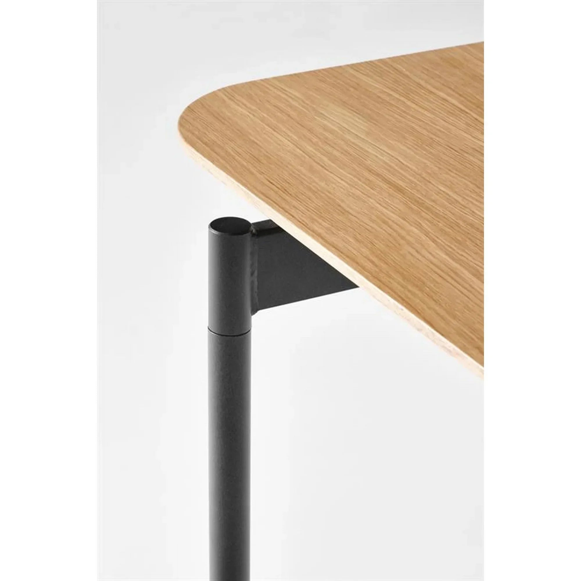 Masa extensibila HOUSTON OCN-37566, stejar/negru