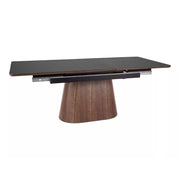 Masa extensibilaDETROIT OCN-39609, negru/nuc