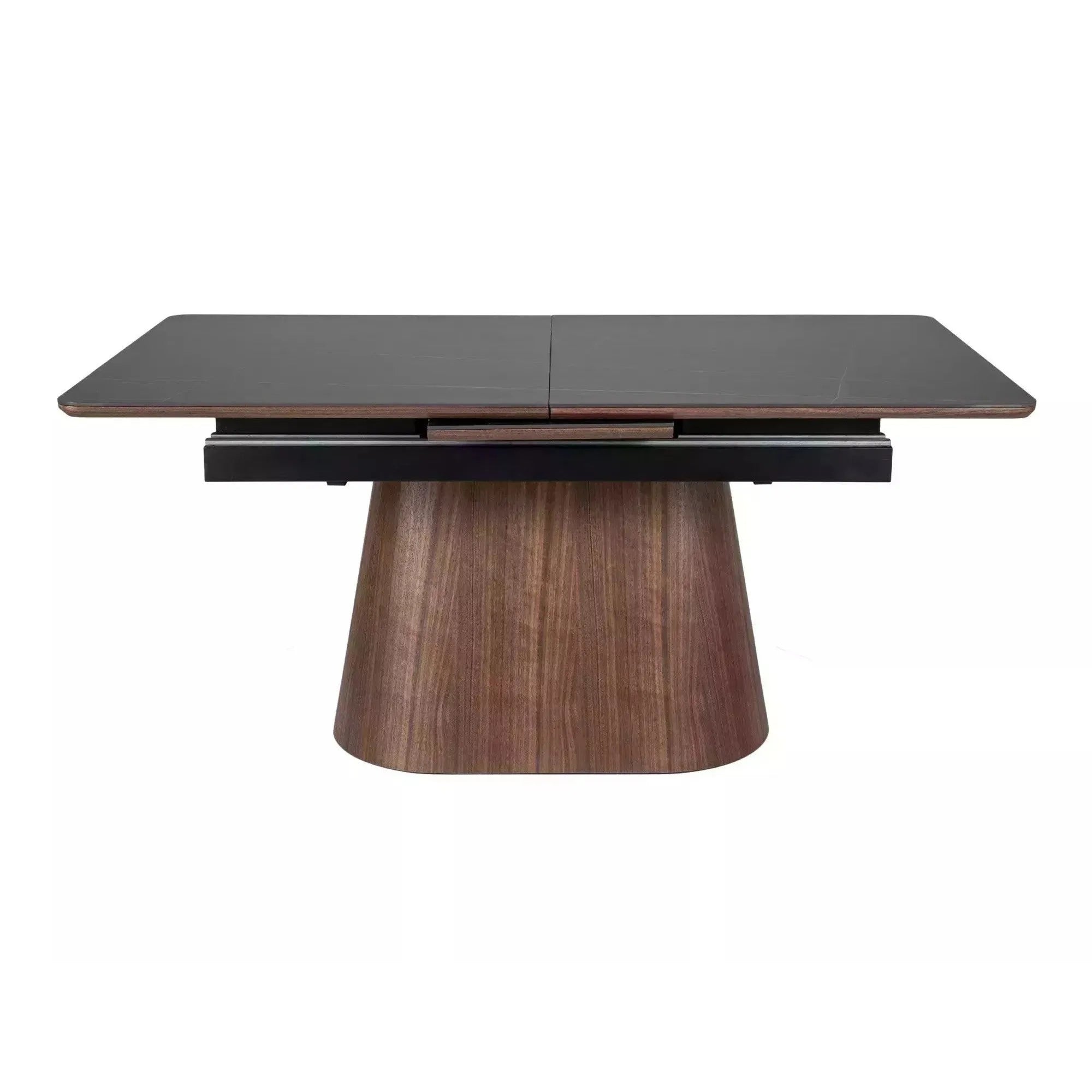 Masa extensibilaDETROIT OCN-39609, negru/nuc