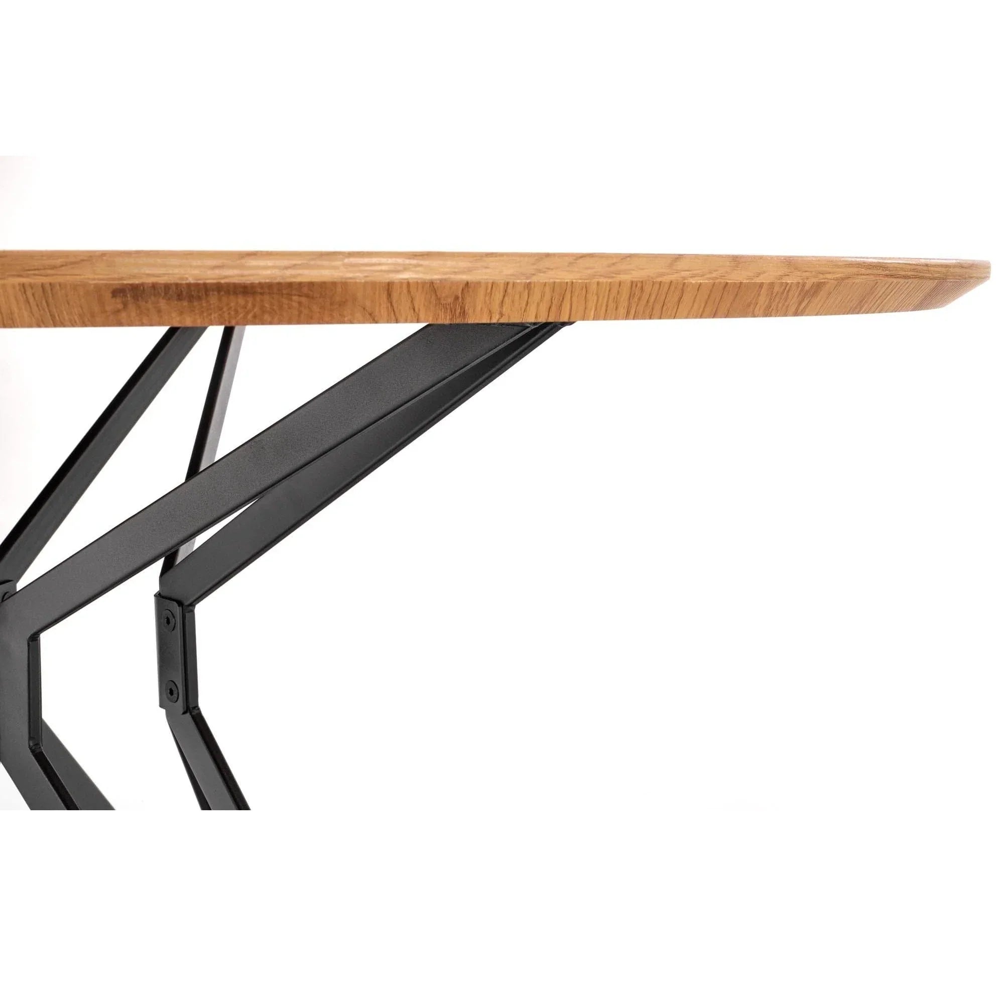 Masa HOUSTON OCN-37315, stejar auriu/negru