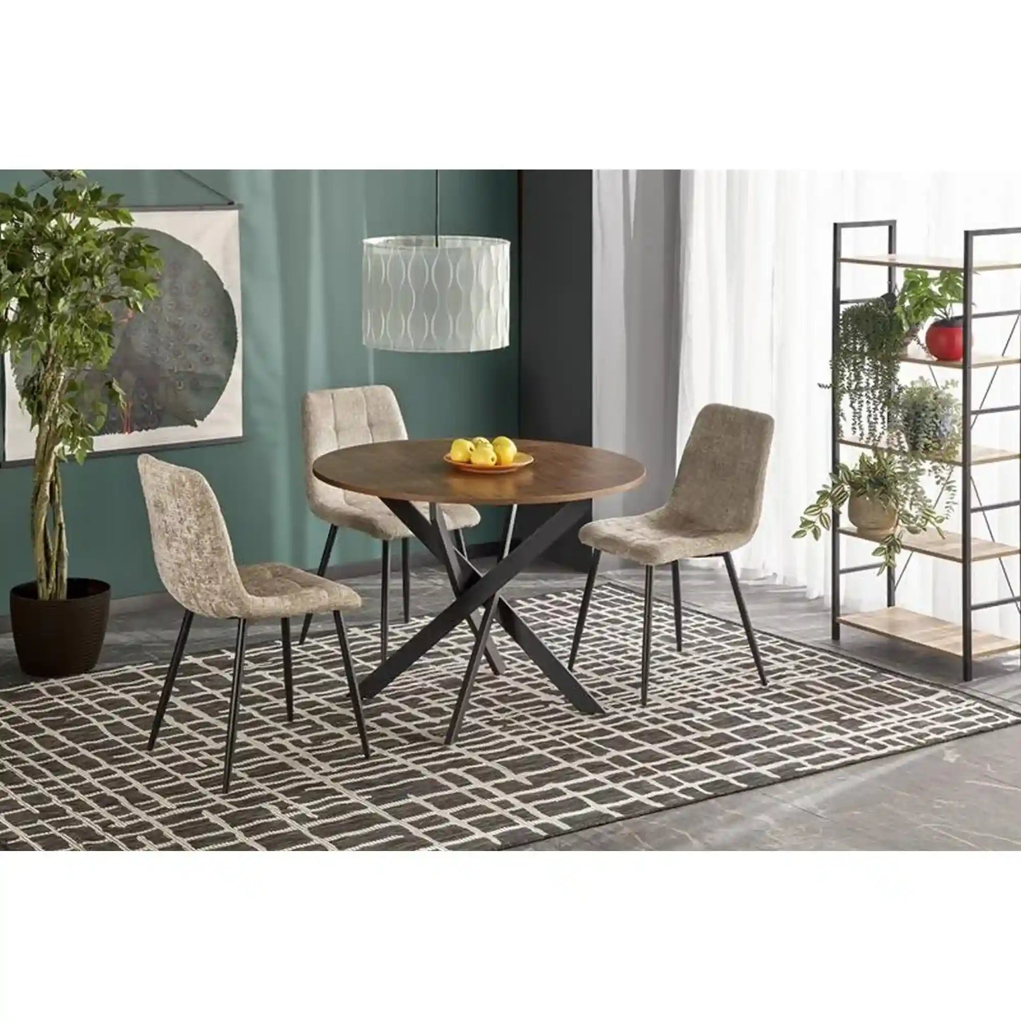 Masa HOUSTON OCN-37331, nuc/negru