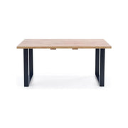 Masa HOUSTON OCN-37394, stejar wotan/negru