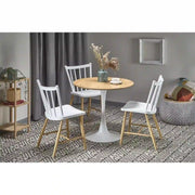 Masa HOUSTON OCN-37402, stejar alb/alb