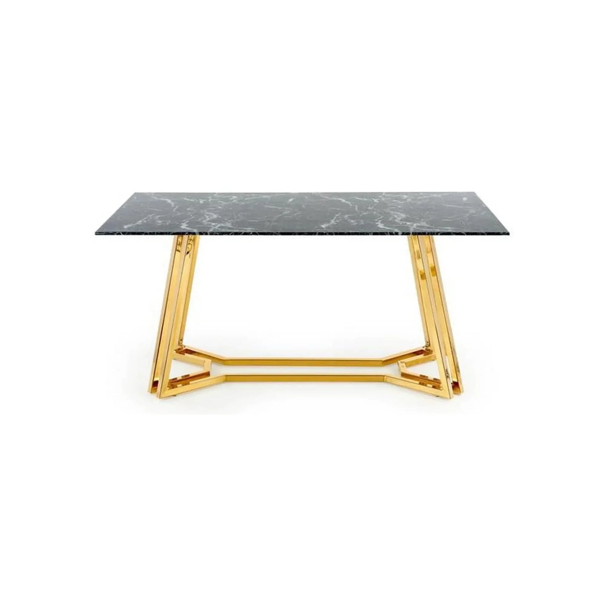 Masa HOUSTON OCN-37409, negru/auriu