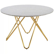 Masa HOUSTON OCN-37436, gri/auriu