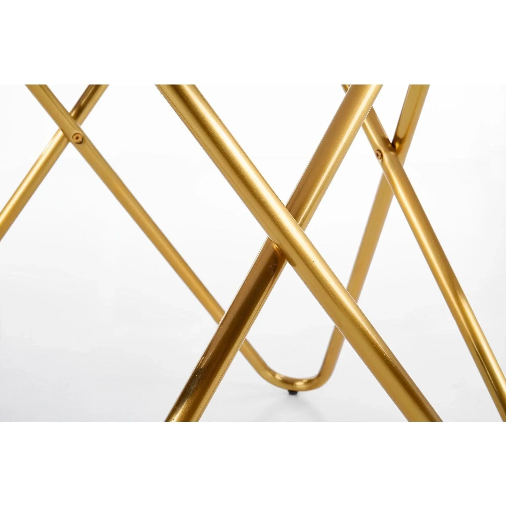 Masa HOUSTON OCN-37436, gri/auriu