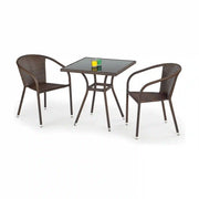 Masa HOUSTON OCN-37439, negru/maro