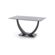 Masa HOUSTON OCN-37479, negru/transparent