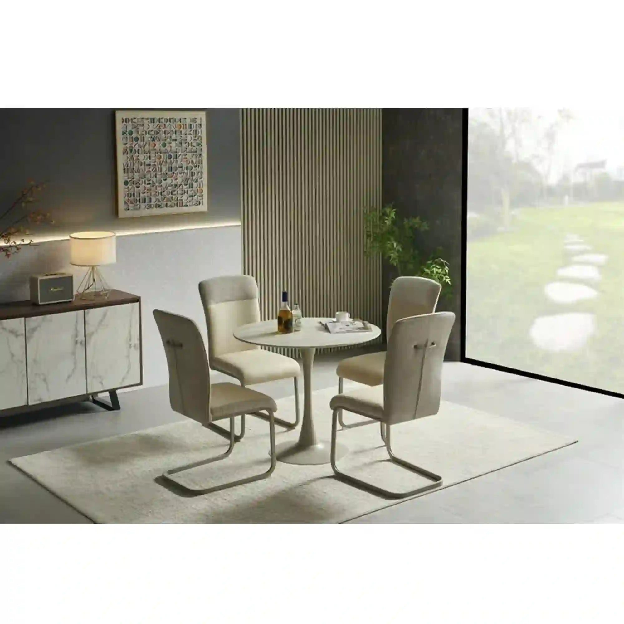 Masa HOUSTON OCN-37498, travertin/casmir