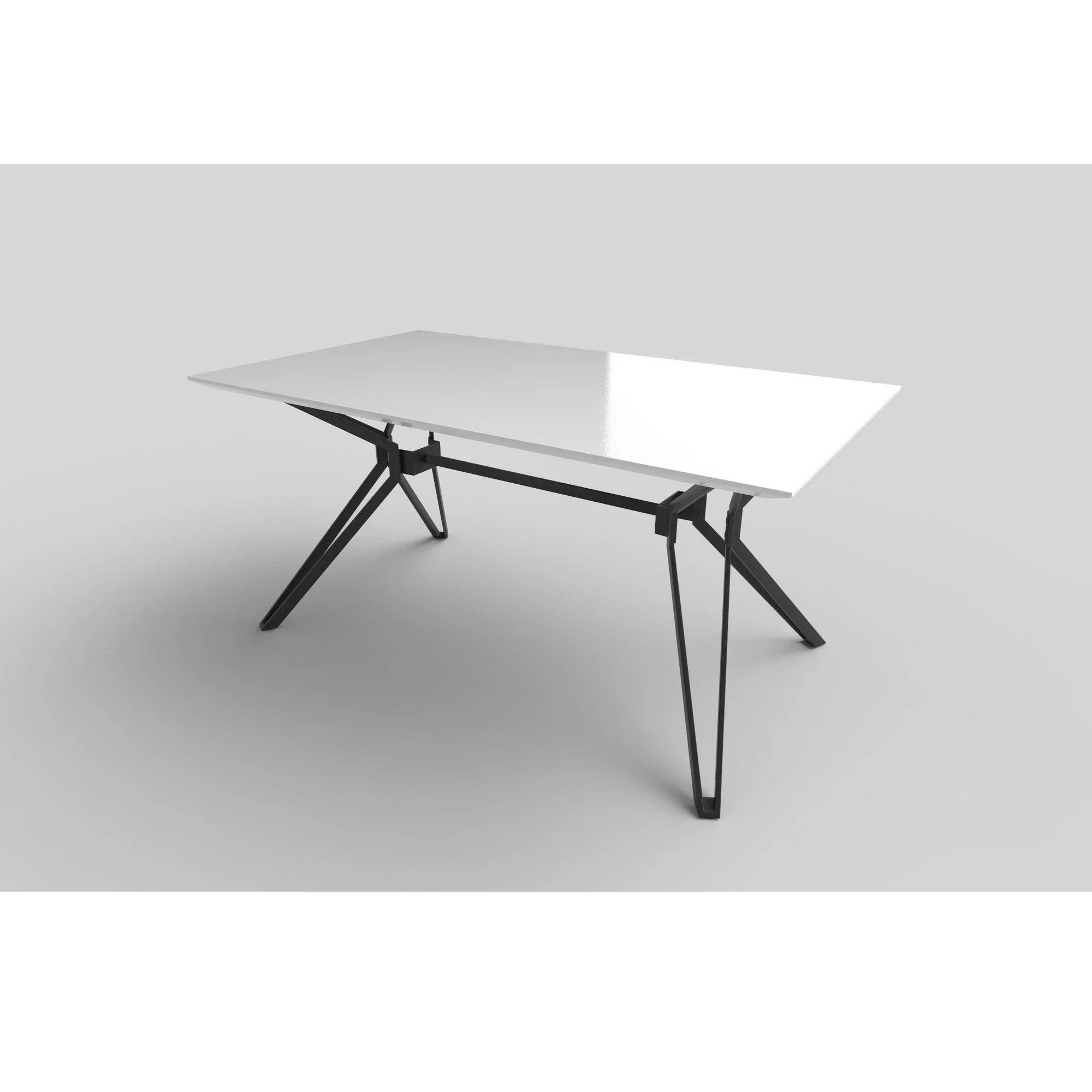 Masa HOUSTON OCN-37518, alb/negru