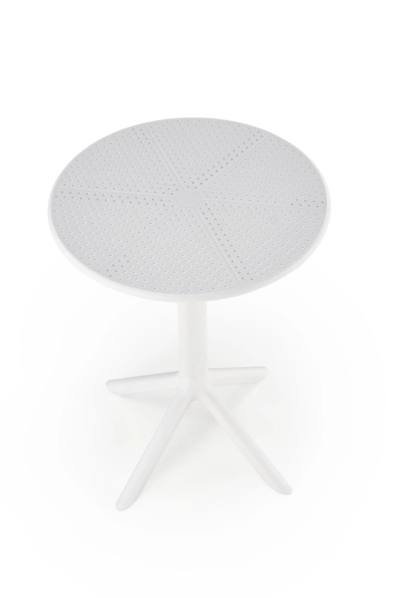 Masa CALVO, alb, polipropilena, 60x60x72 cm