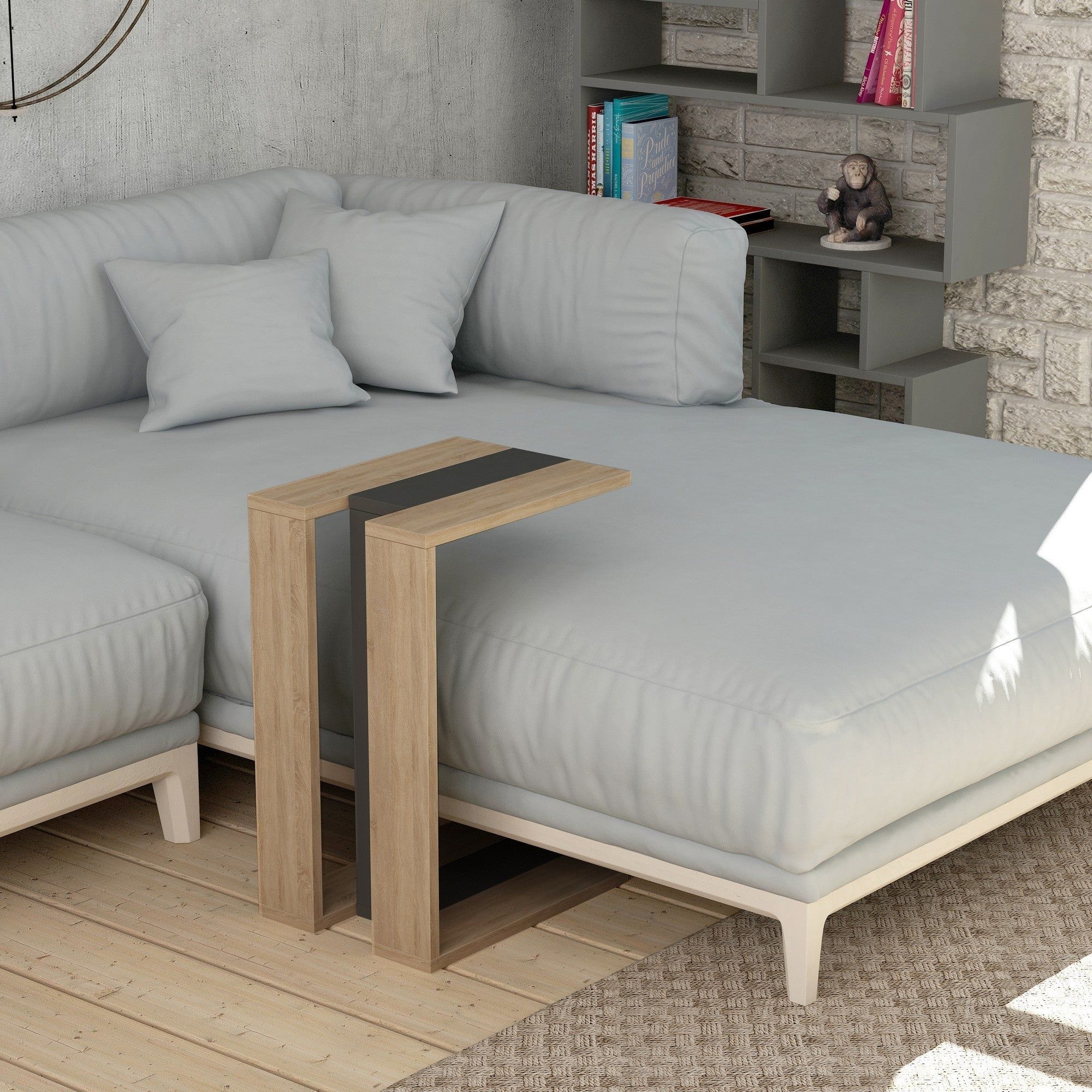 Masuta AMSTERDAM OCN-31606, stejar/gri antracit