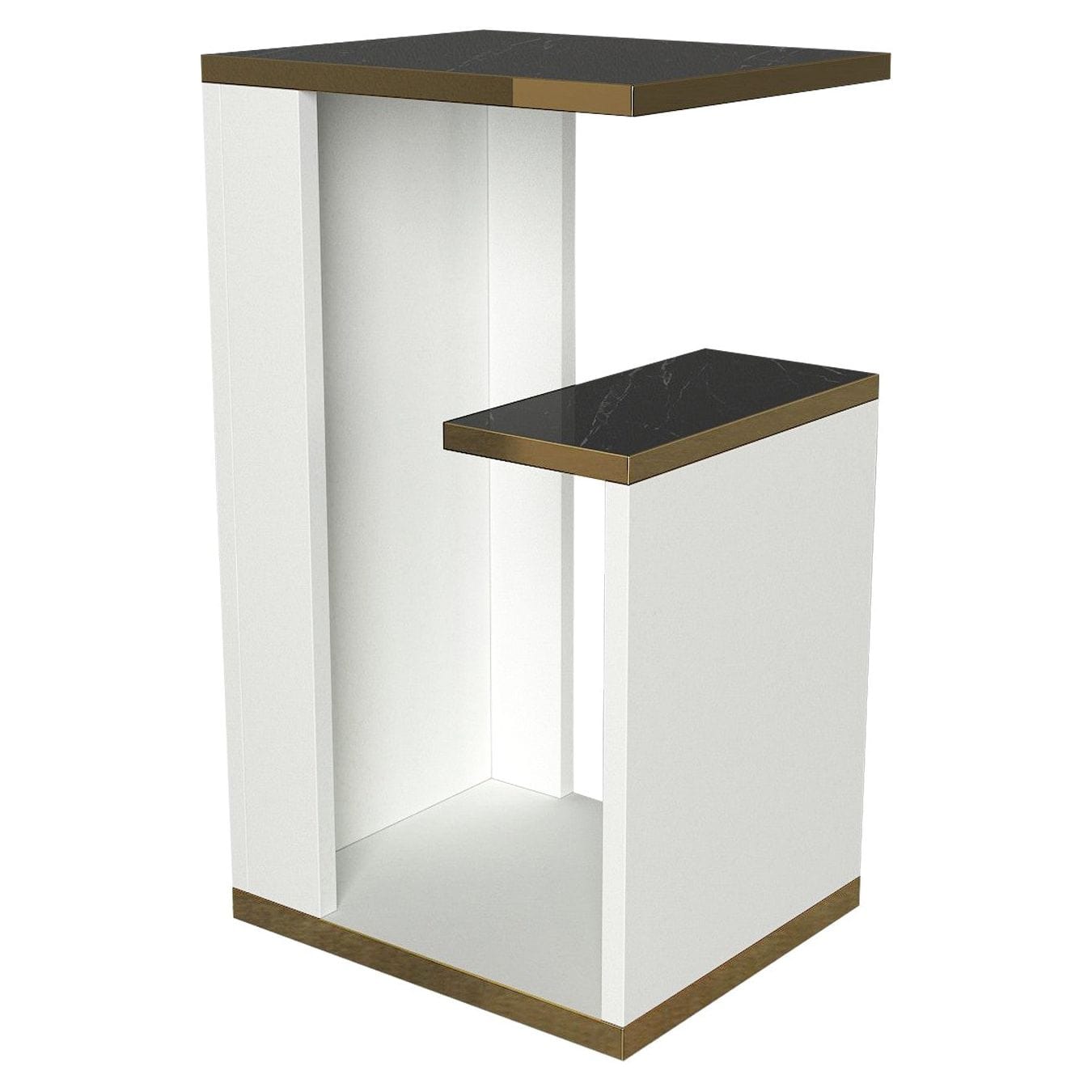 Masuta AMSTERDAM OCN-31635, negru/alb/auriu