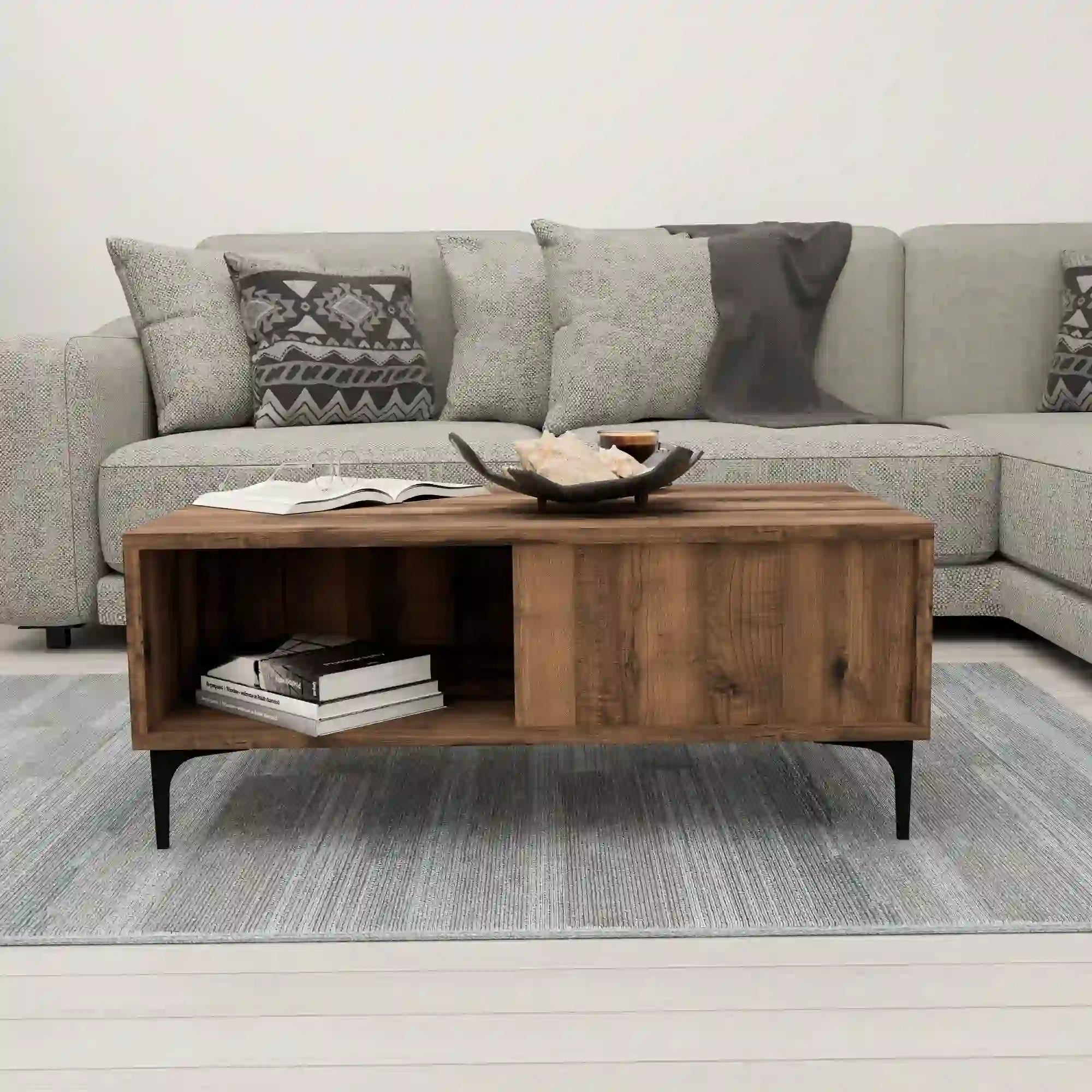 Masuta cafea AMSTERDAM OCN-31697, nuc