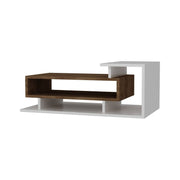 Masuta cafea AMSTERDAM OCN-31702, alb/nuc