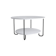 Masuta cafea AMSTERDAM OCN-31710, alb/negru