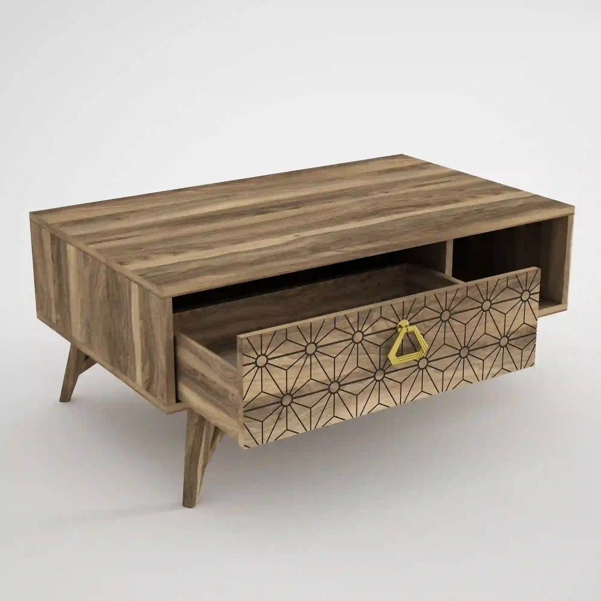 Masuta cafea AMSTERDAM OCN-31749, nuc