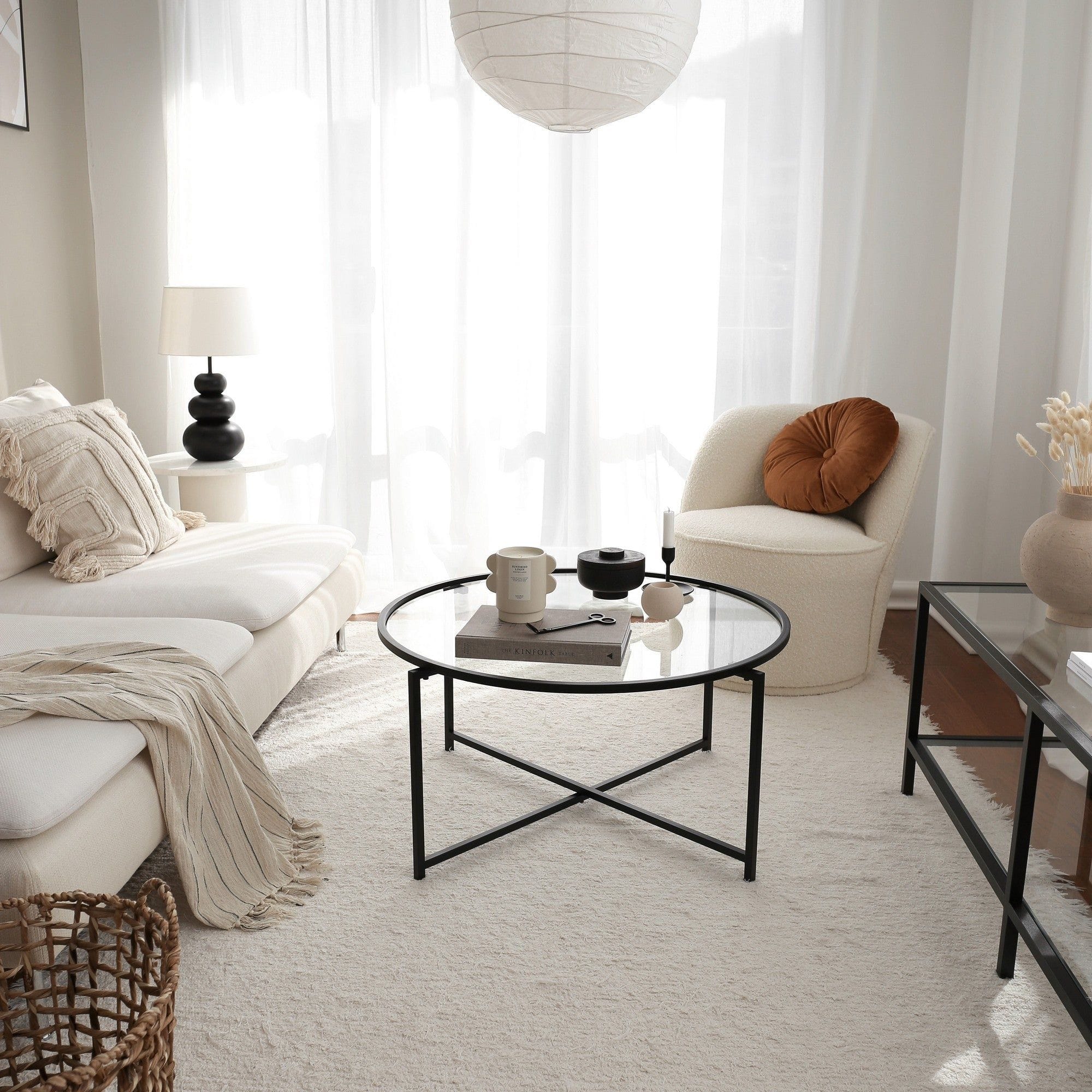 Masuta cafea AMSTERDAM OCN-31763, negru