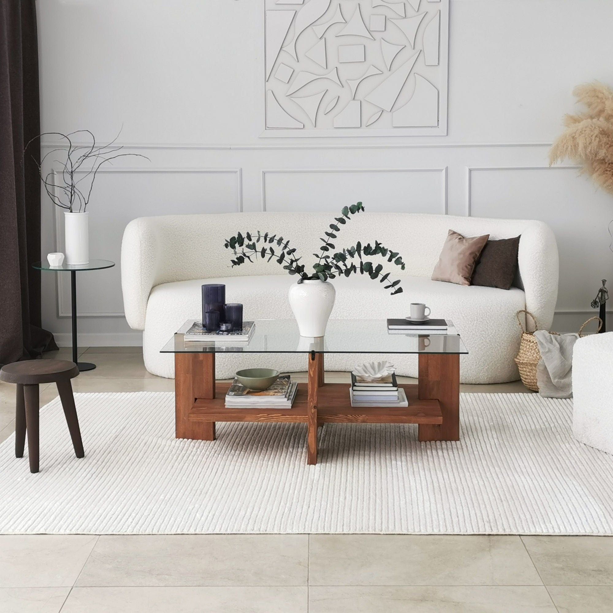 Masuta cafea AMSTERDAM OCN-31774, nuc