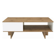 Masuta cafea BERGEN OCN-29044, stejar wotan/alb