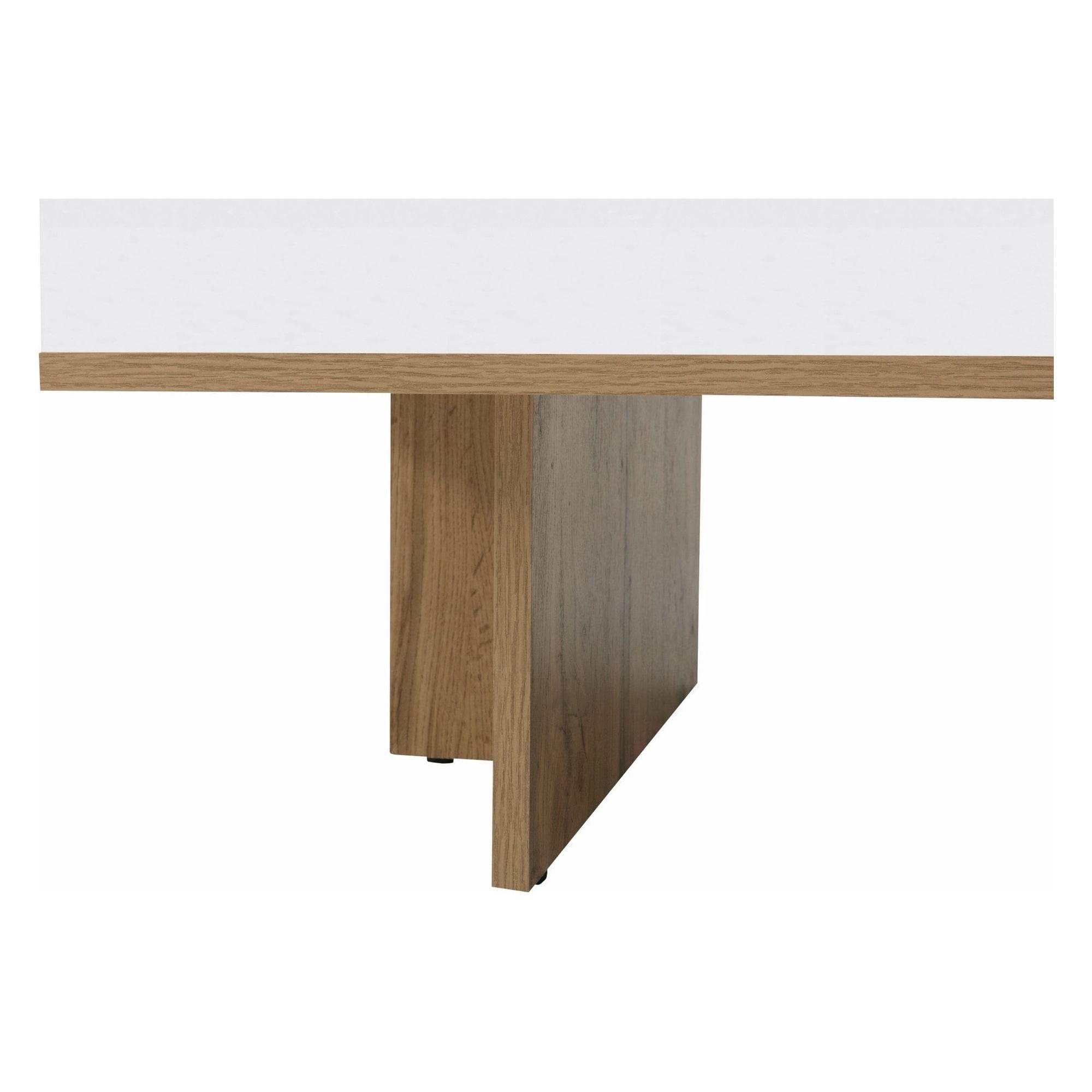 Masuta cafea BERGEN OCN-29044, stejar wotan/alb