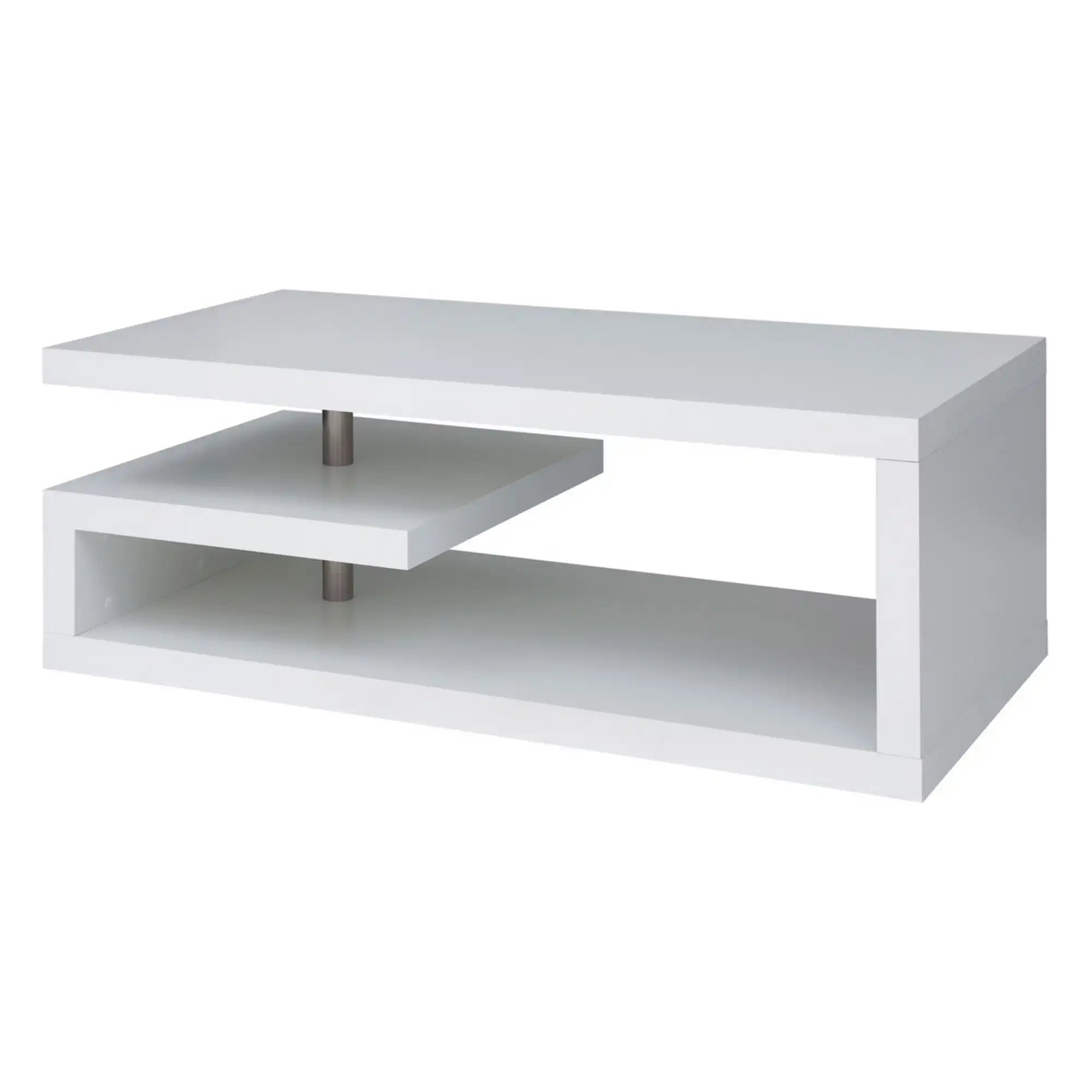 Masuta cafea BERGEN OCN-29078, alb