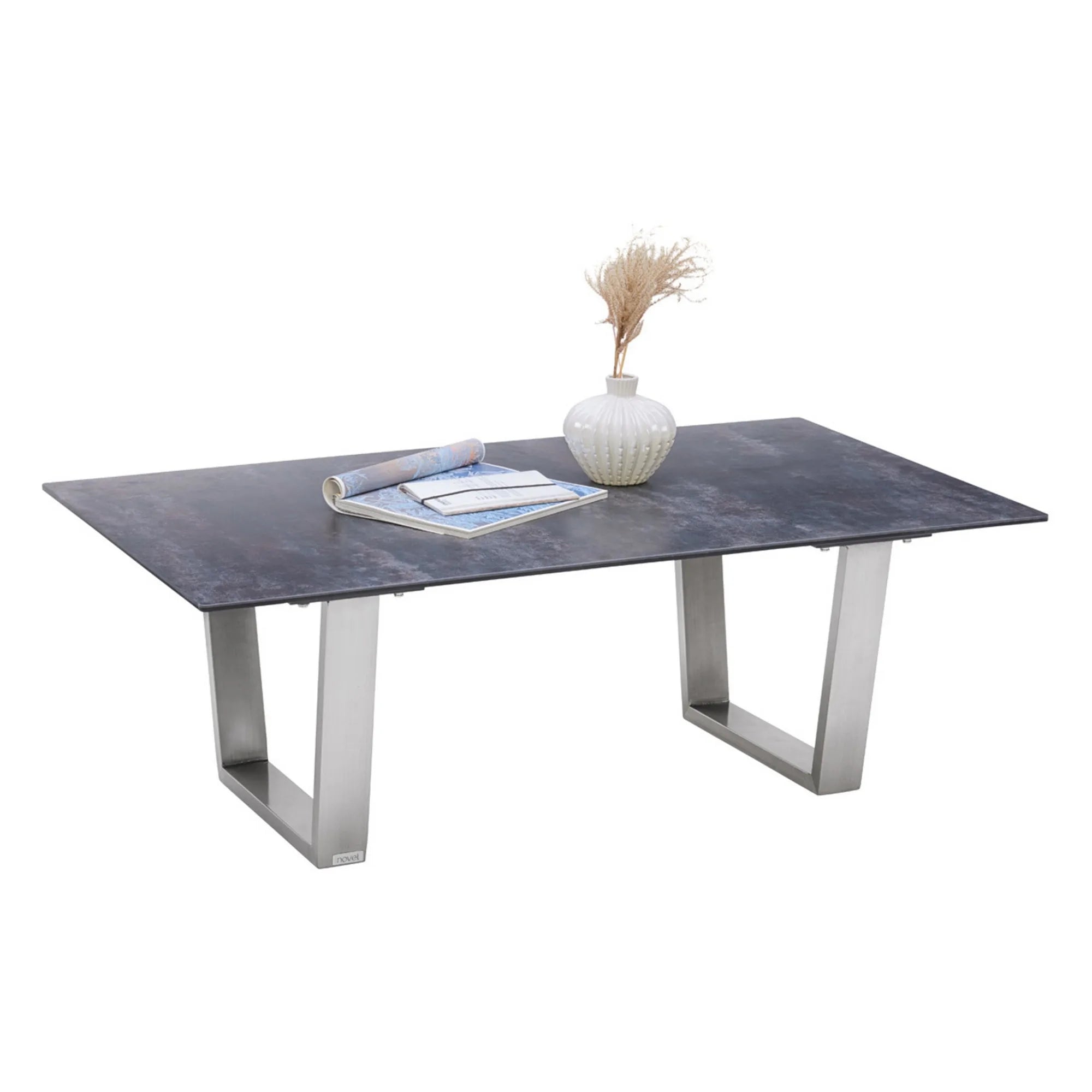 Masuta cafea BERGEN OCN-29080, gri/crom