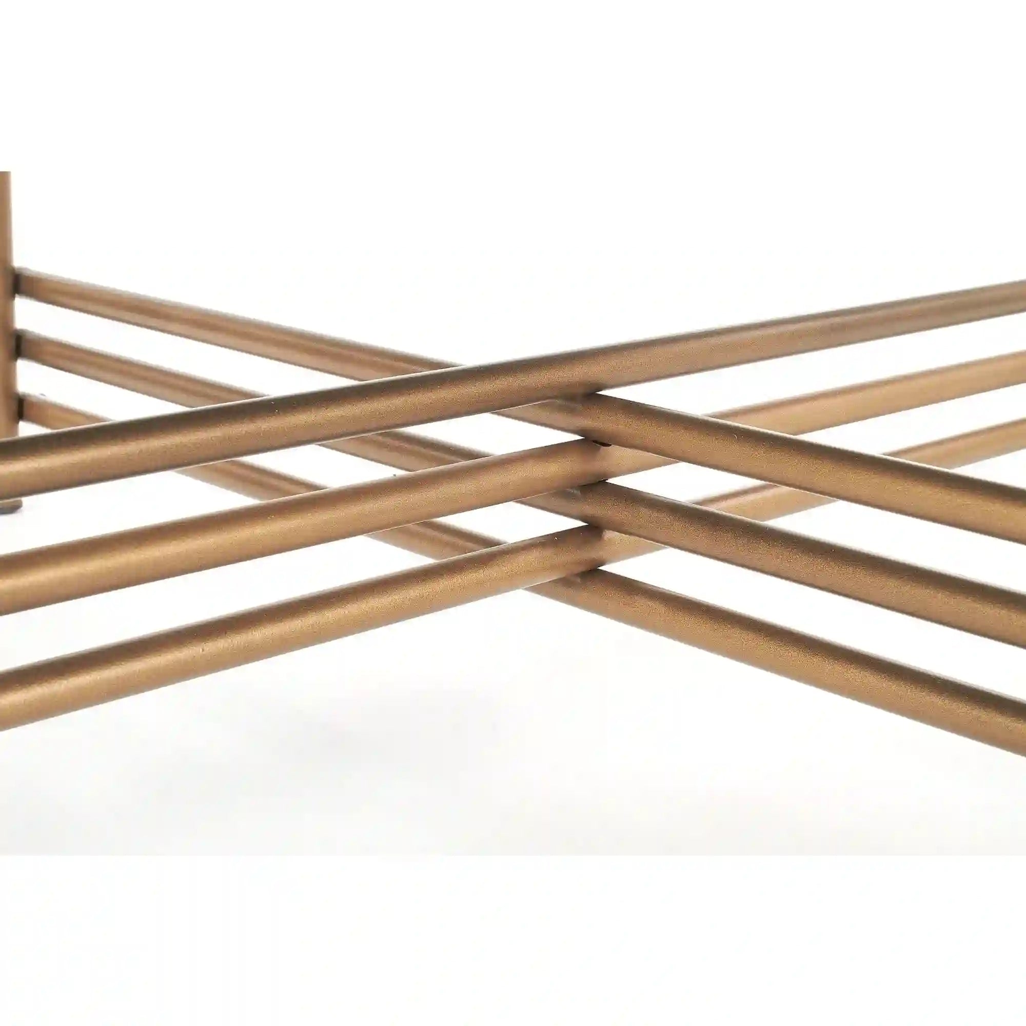 Masuta cafea HOUSTON OCN-37125, negru/auriu