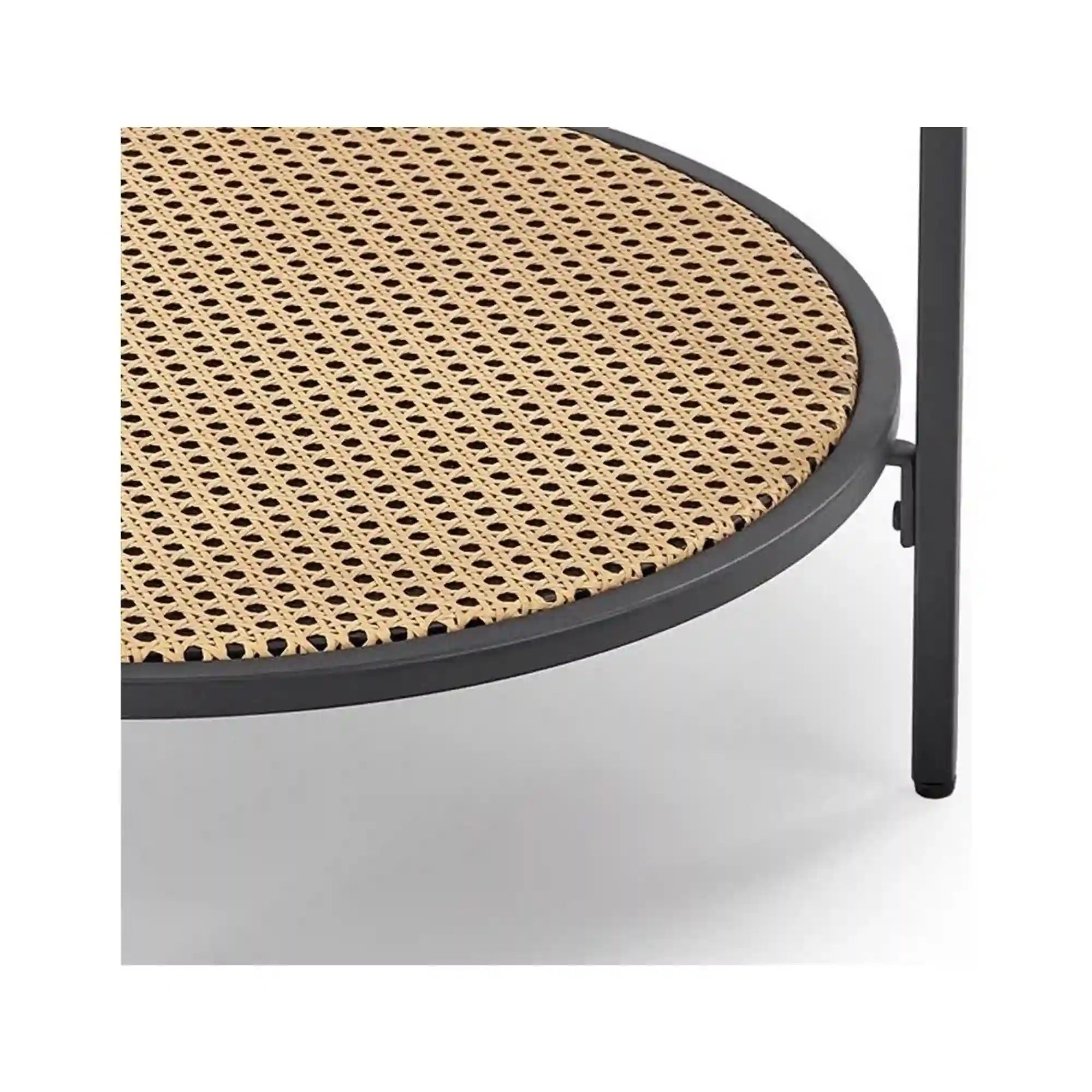 Masuta cafea HOUSTON OCN-37179, negru/fumuriu