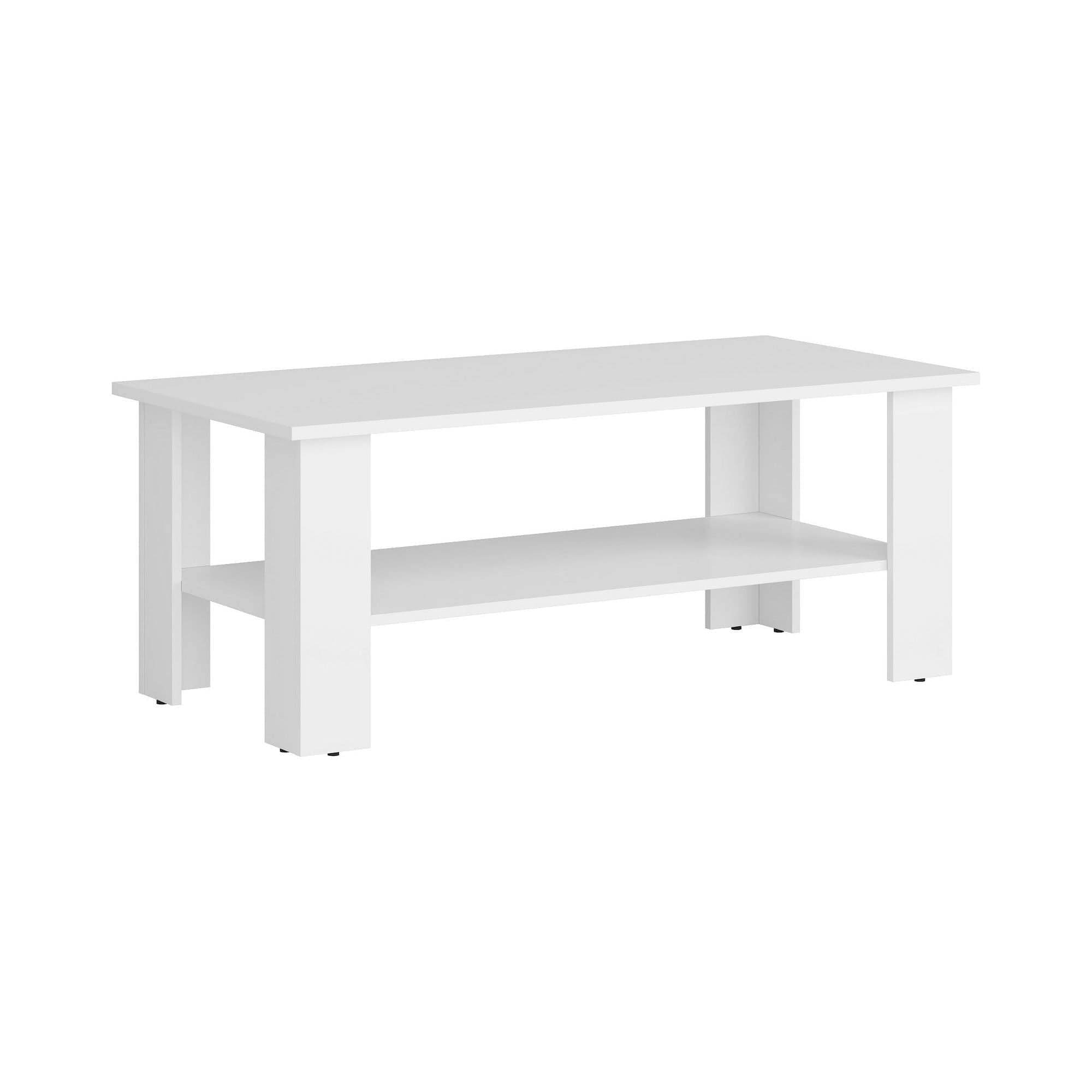 Masuta cafea BERGEN OCN-29035, alb