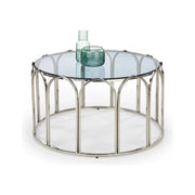 Masuta de cafea HOUSTON OCN-37056, negru/fumuriu/argintiu