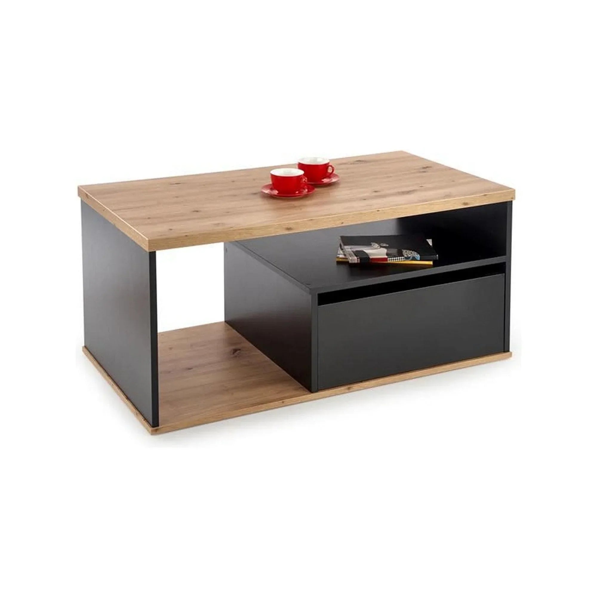 Masuta HOUSTON OCN-37098, stejar wotan/negru