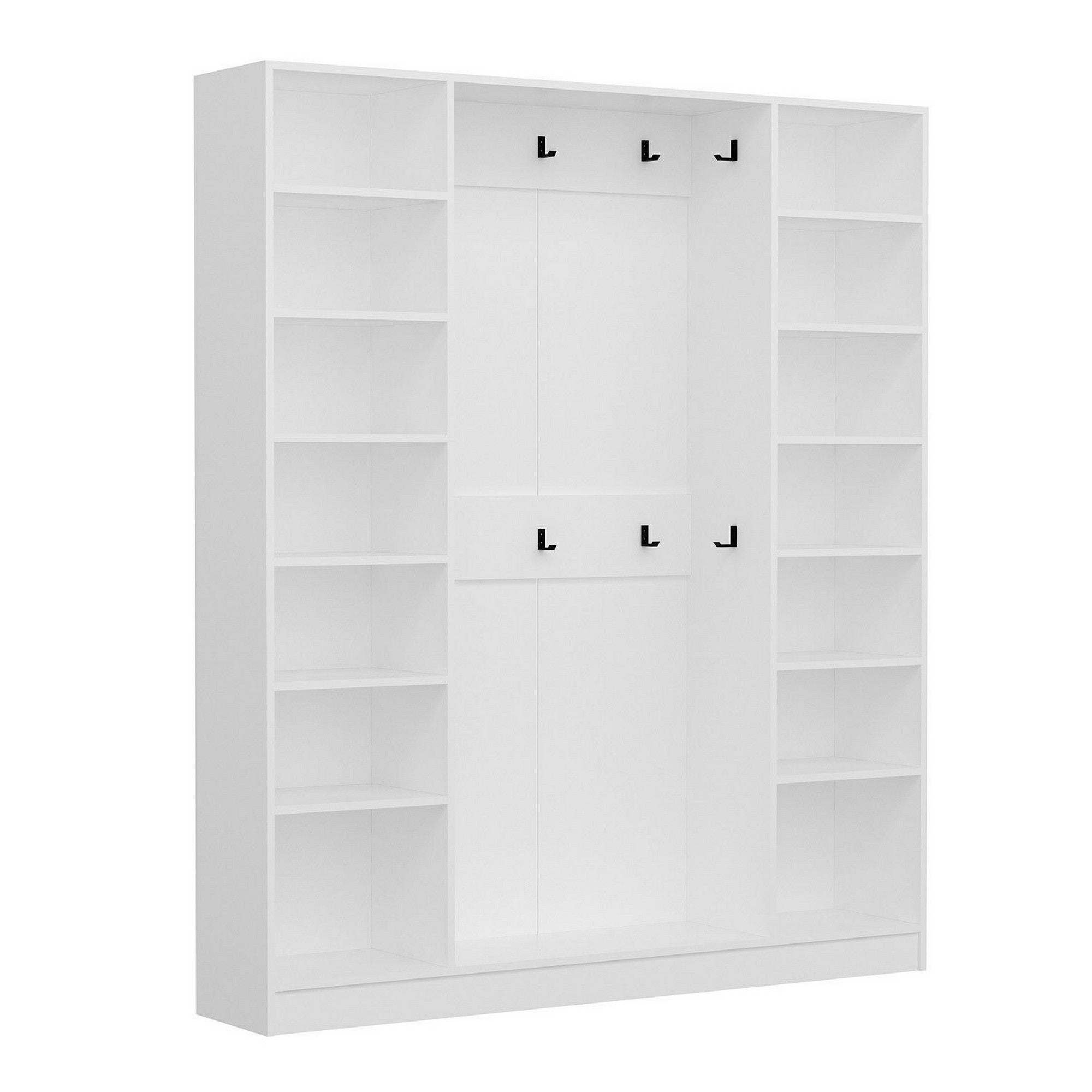 Mobilier hol AMSTERDAM OCN-32716, stejar/alb