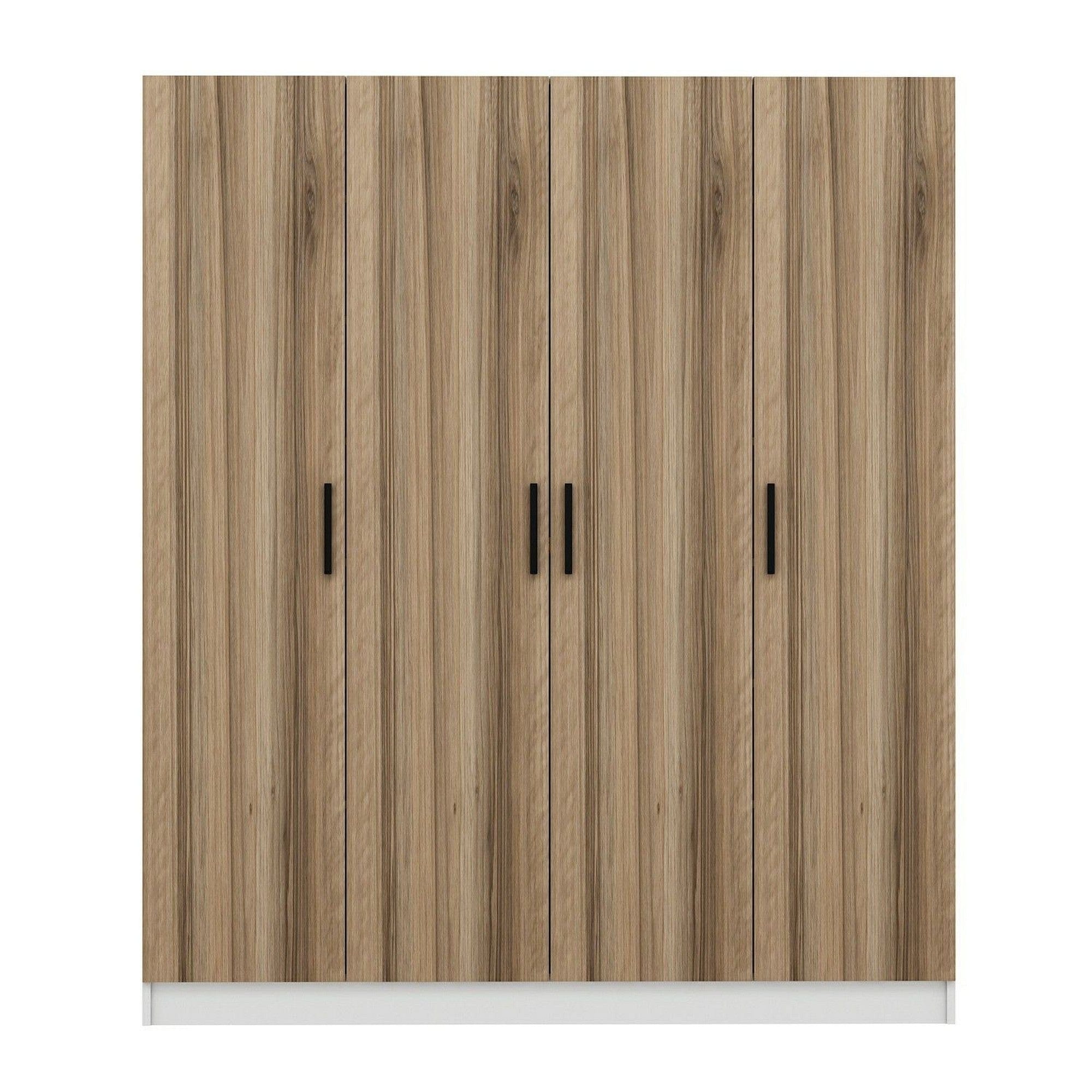 Mobilier hol AMSTERDAM OCN-32716, stejar/alb