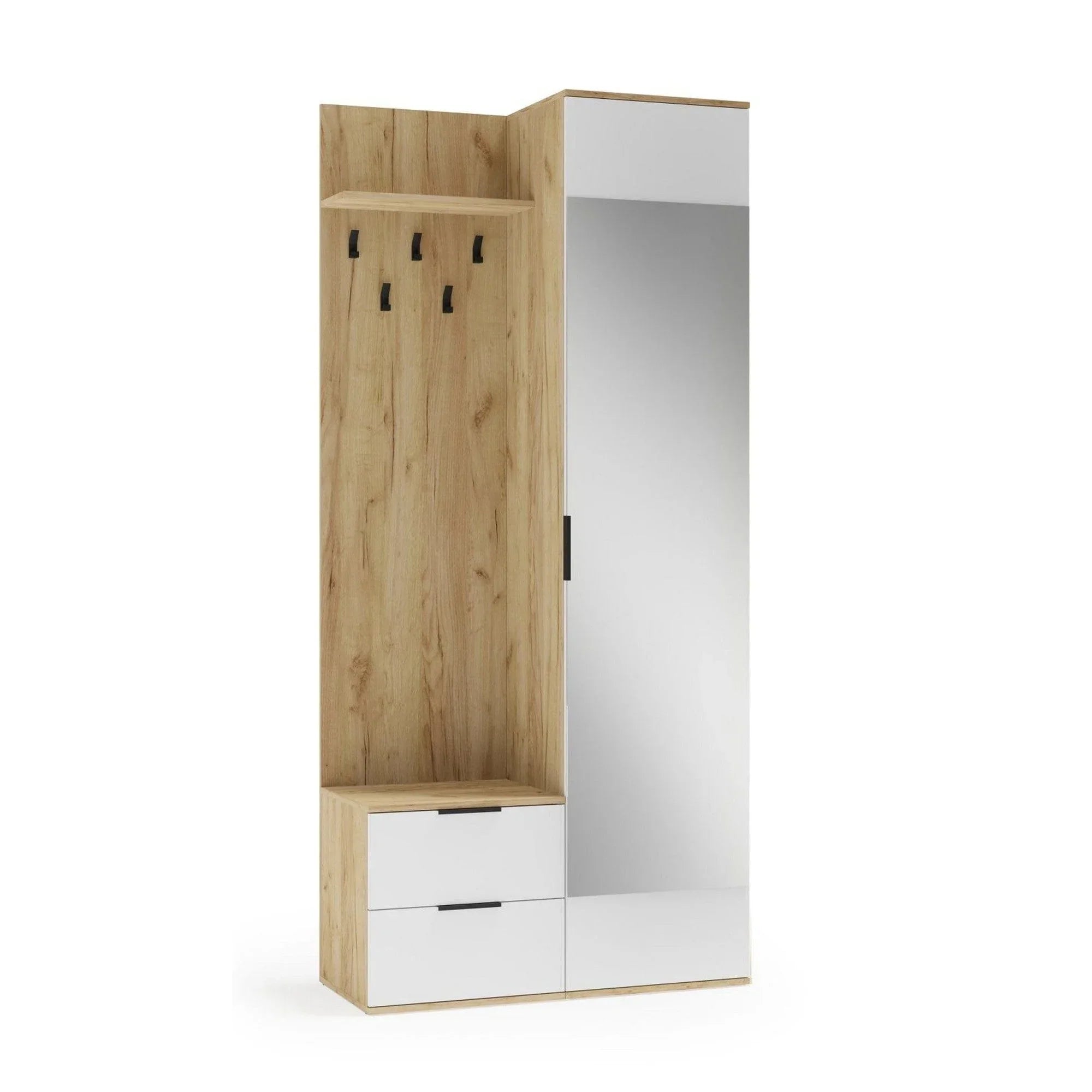 Mobilier HOUSTON OCN-37568, stejar auriu/alb