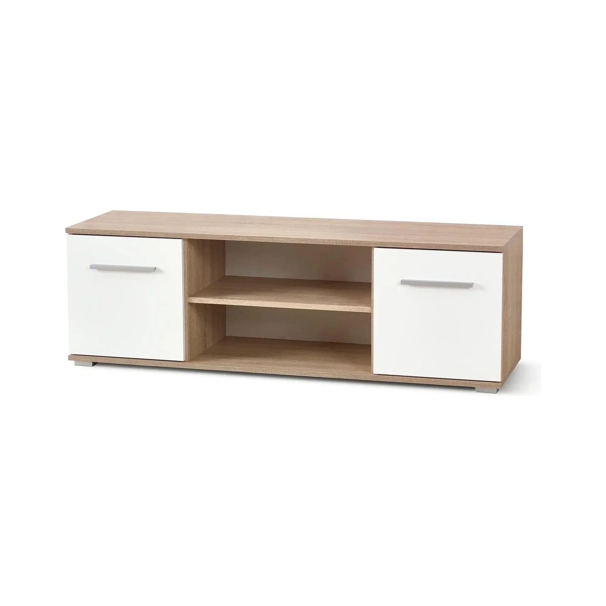 Comoda TV HOUSTON OCN-37992, alb/stejar sonoma