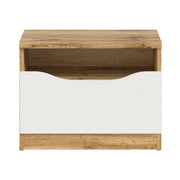 Noptiera BERGEN OCN-28965, stejar wotan/alb lucios