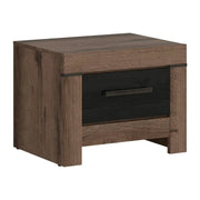 Noptiera BERGEN OCN-28980, stejar/negru