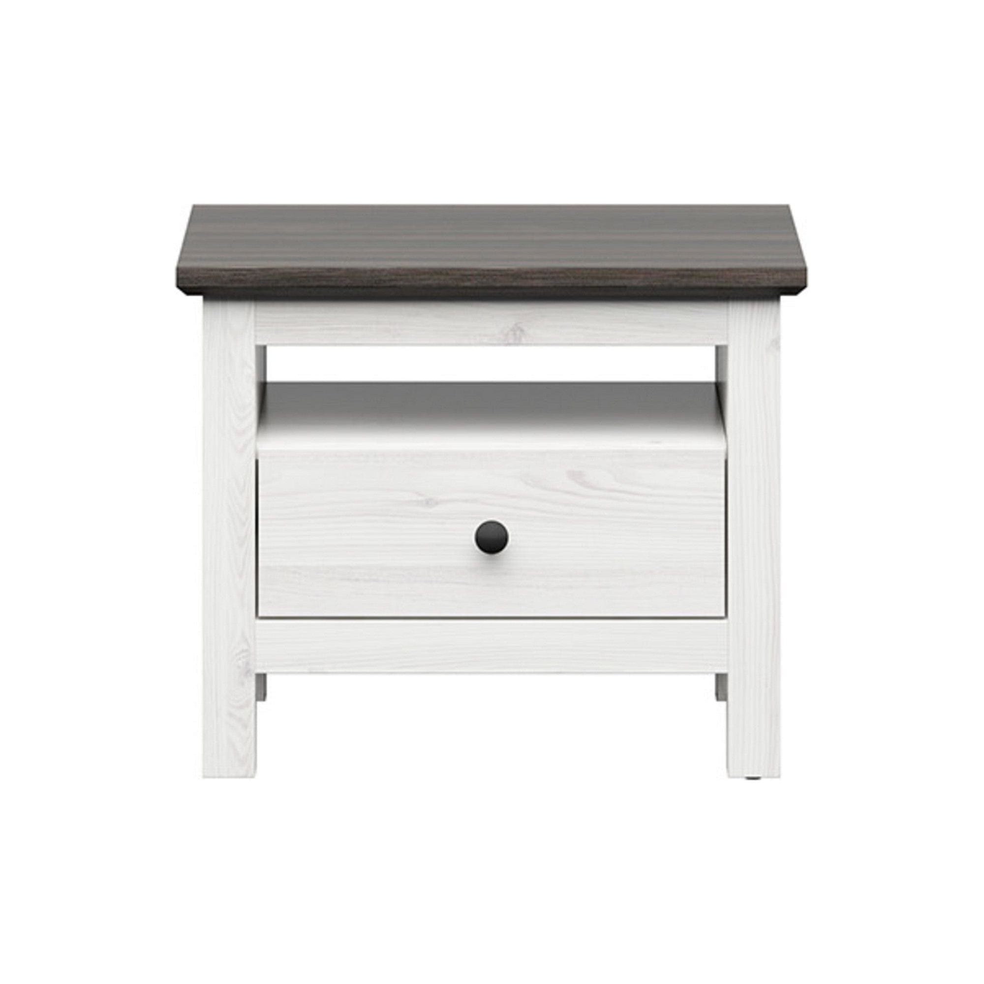 Noptiera BERGEN OCN-28994, stejar deschis/wenge