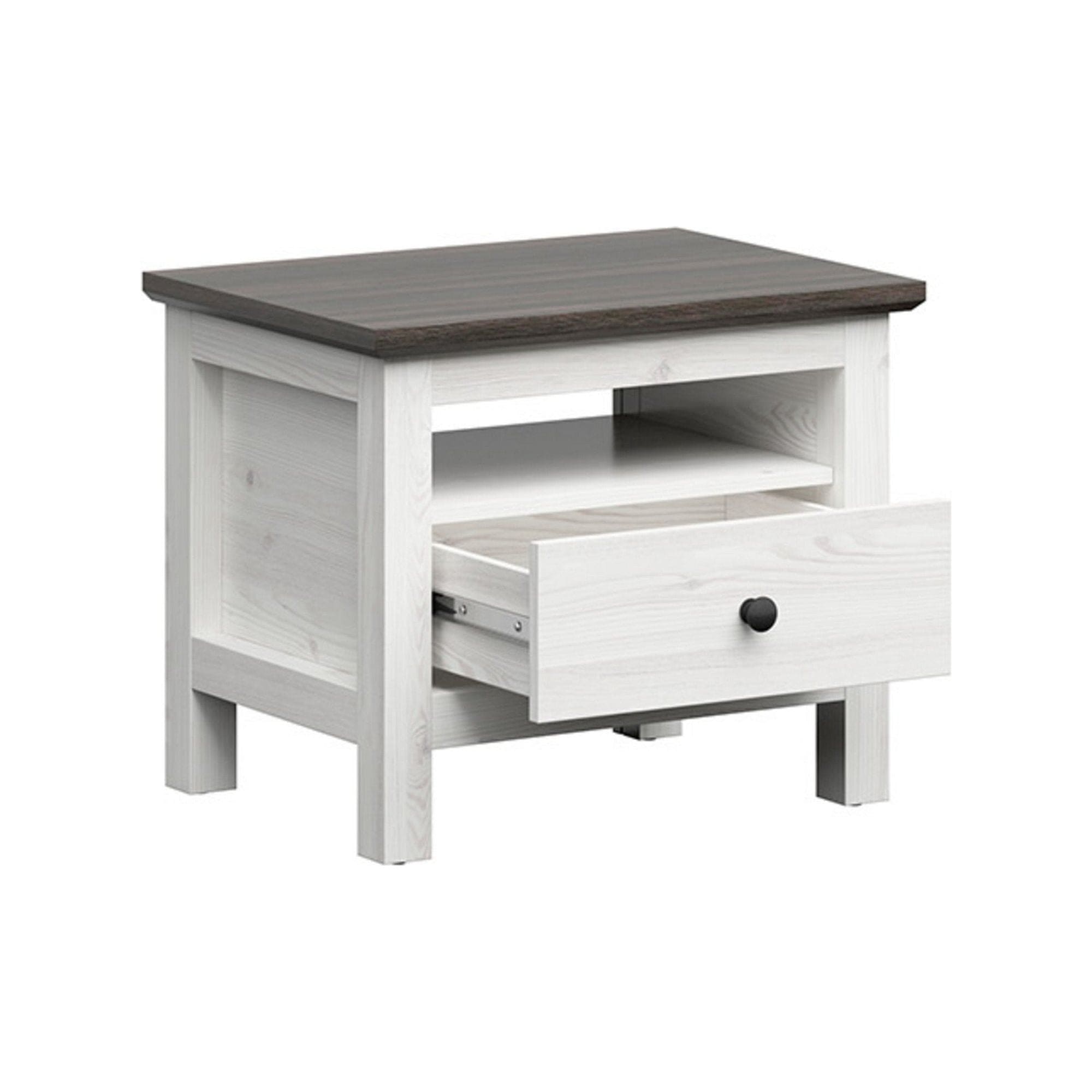 Noptiera BERGEN OCN-28994, stejar deschis/wenge