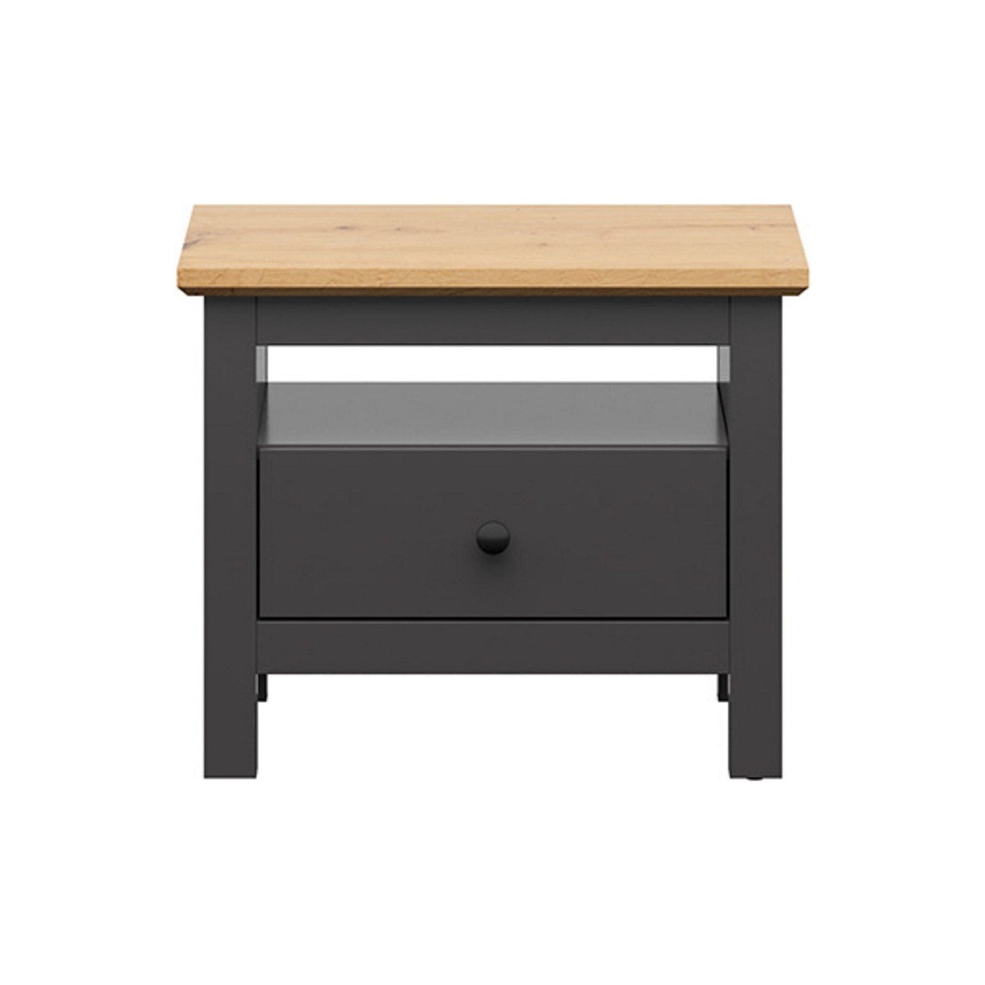 Noptiera BERGEN OCN-28996, gri grafit/stejar artisan