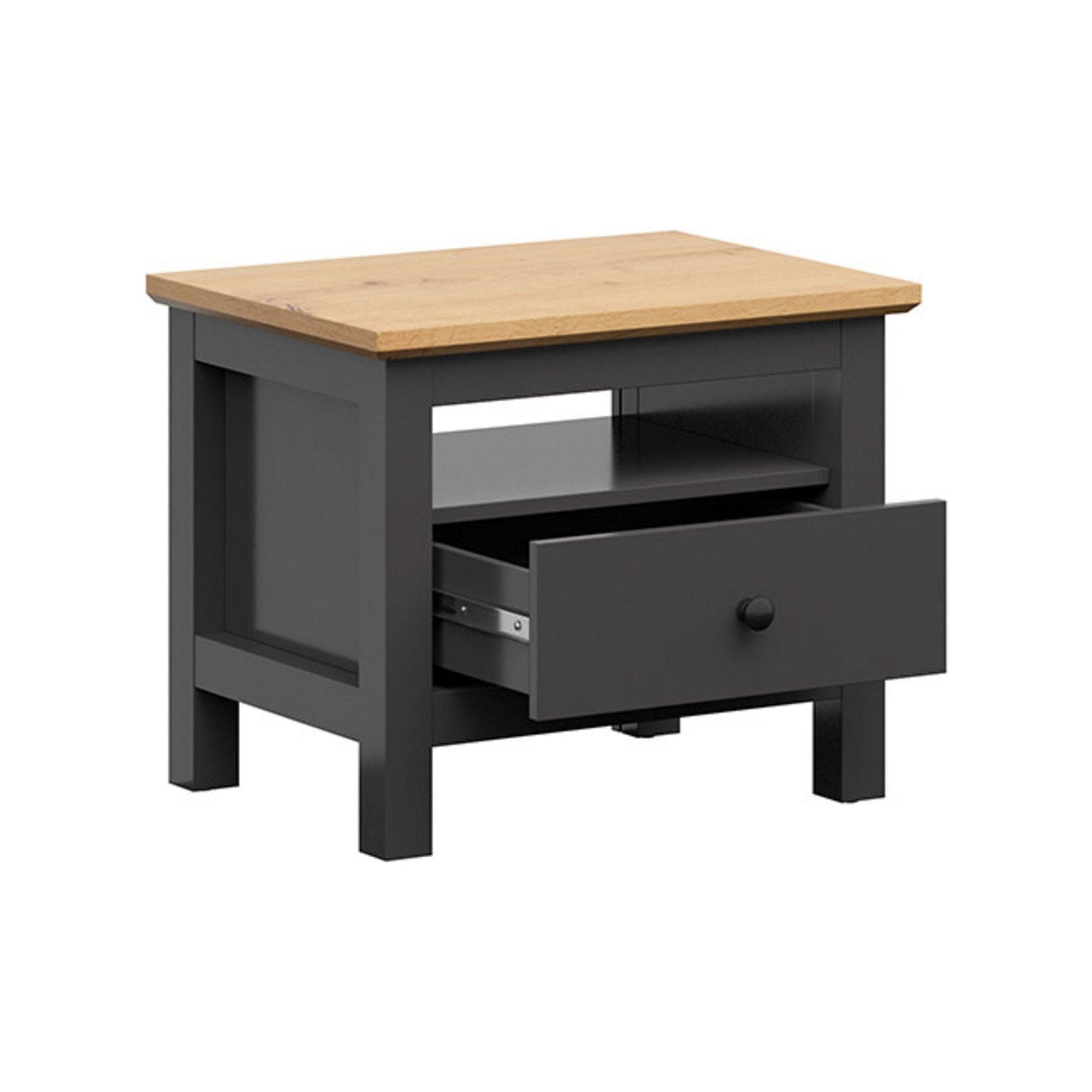 Noptiera BERGEN OCN-28996, gri grafit/stejar artisan